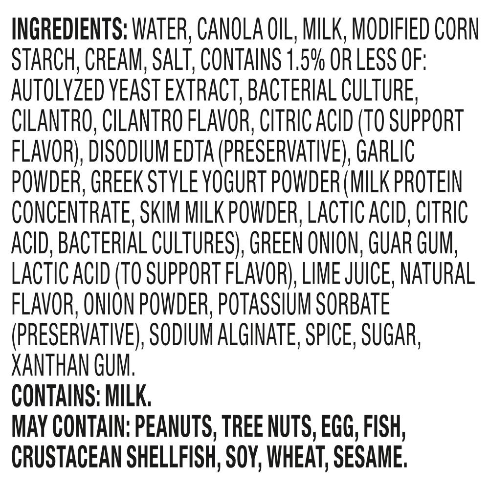 Ingredients Statement