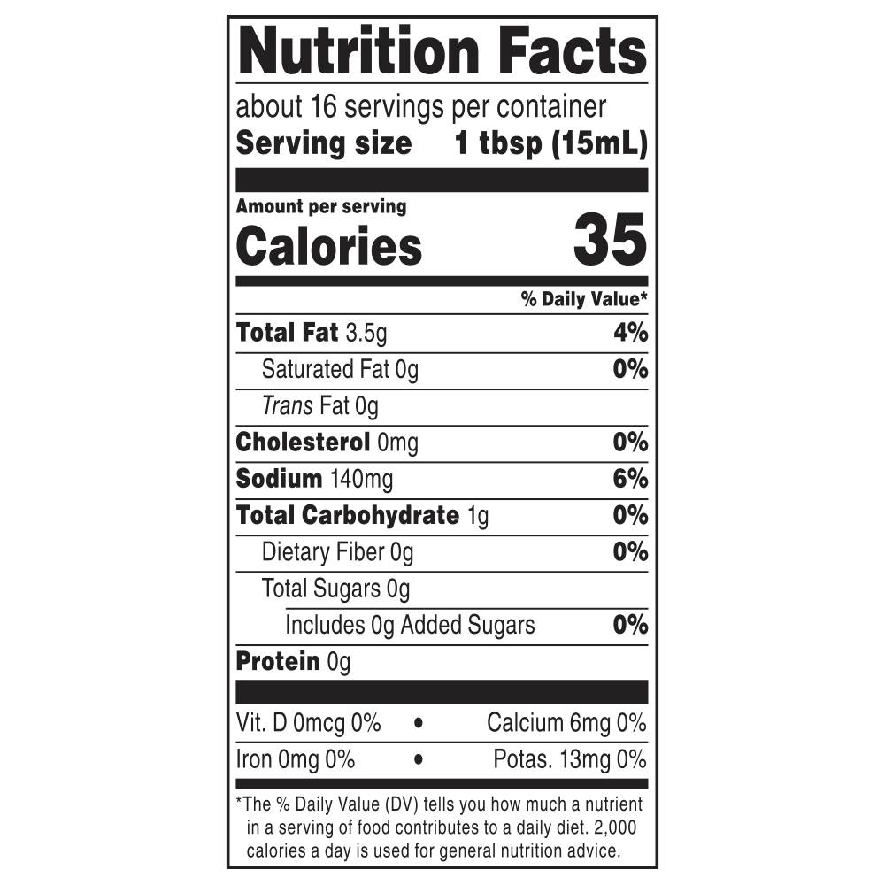Nutrition facts