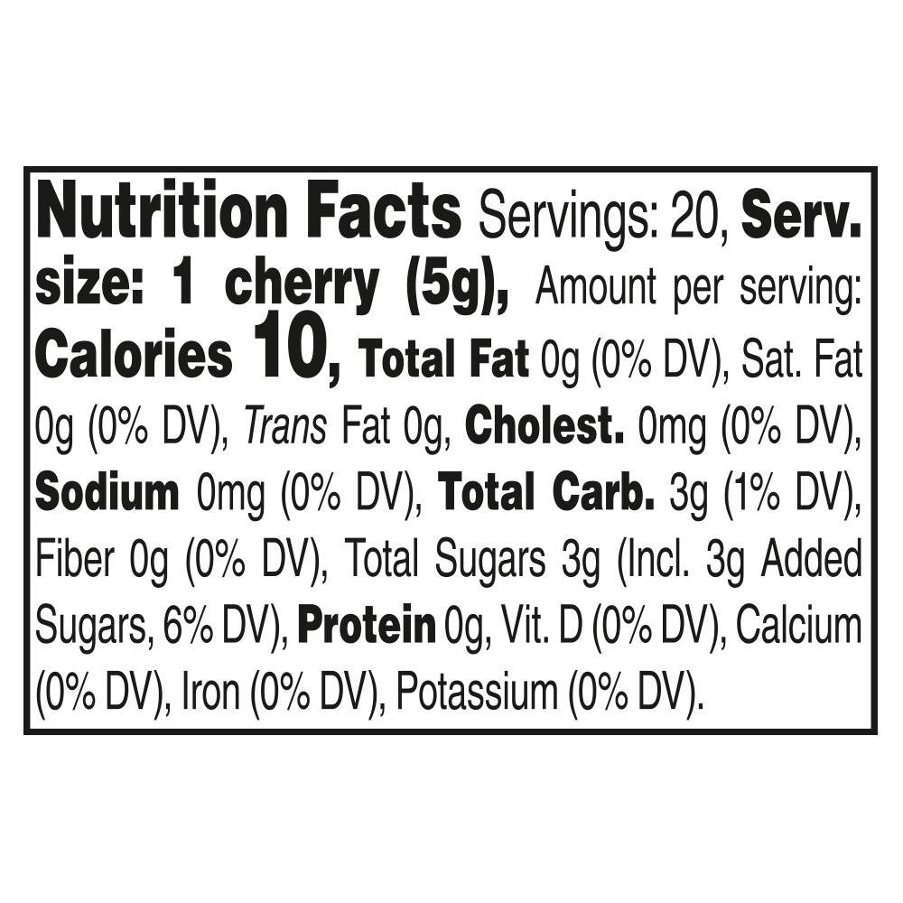 Nutrition facts
