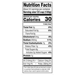 Nutrition facts