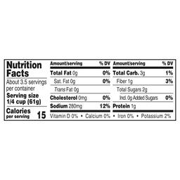 Nutrition facts