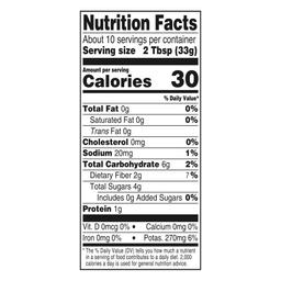 Nutrition facts