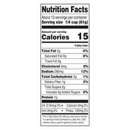 Nutrition facts