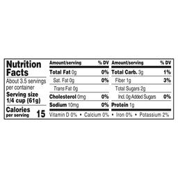 Nutrition facts
