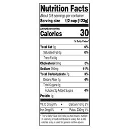 Nutrition facts