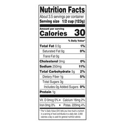 Nutrition facts