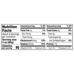 Nutrition facts
