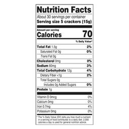 Nutrition facts