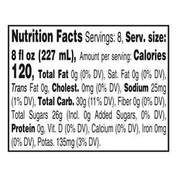 Nutrition facts