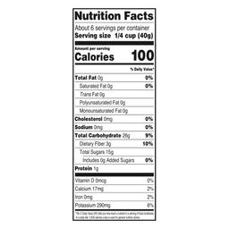 Nutrition facts