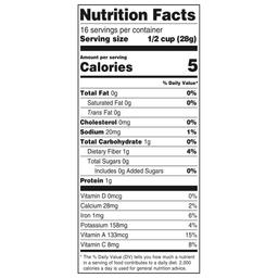 Nutrition facts