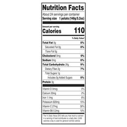 Nutrition facts