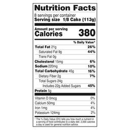 Nutrition facts