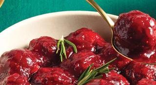 Cranberry Sauce Meatballs